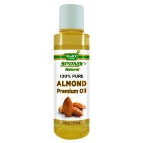 Best Almond Oil - Top 100% Pure Almond Oil for Skincare and Haircare - Premium Grade USDA Organic - 4 oz by Sponix
